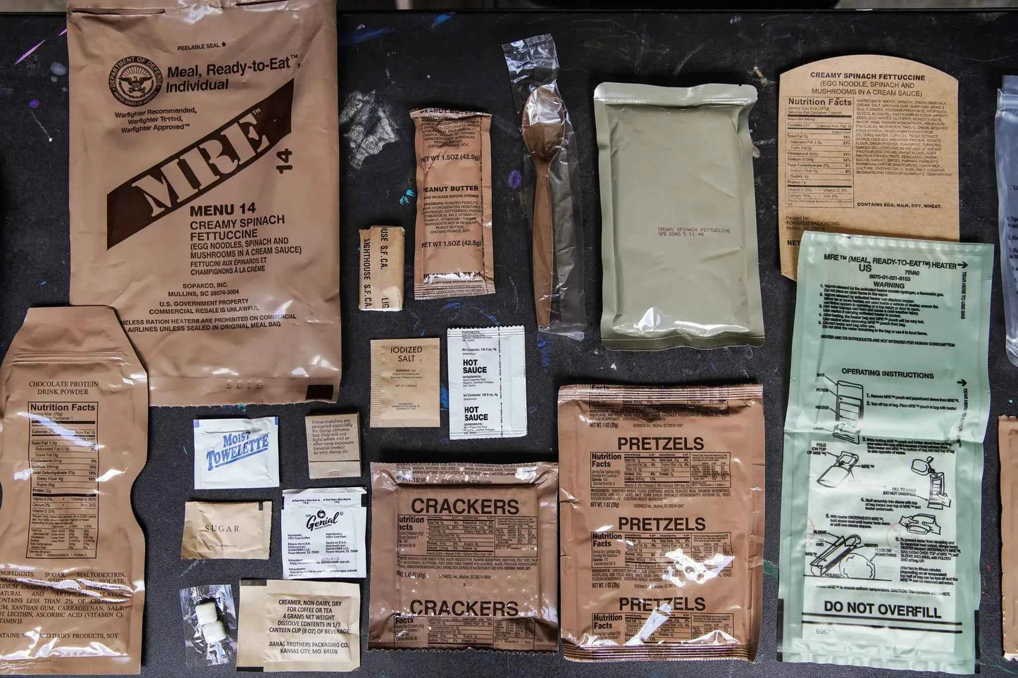 Ingredientes Mre USA contenido