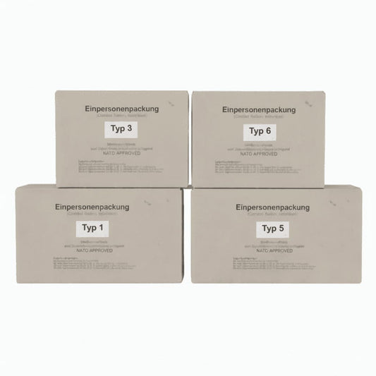 Oferta Exclusiva: Lote Completo De Raciones Militares Alemanas Epa (4 Menús Diferentes)