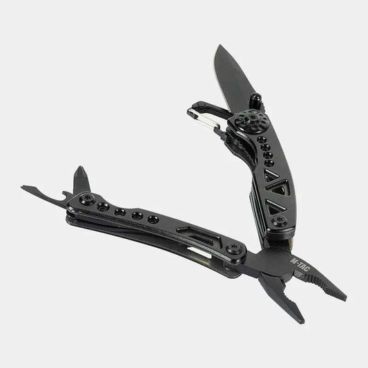Multiherramienta M-TAC Type 6 negra con cuchillos y herramientas plegables