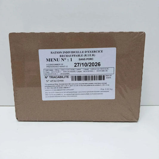 Ración Militar Francesa R.I.E.R 12h - RACIONES DE COMBATE MRE