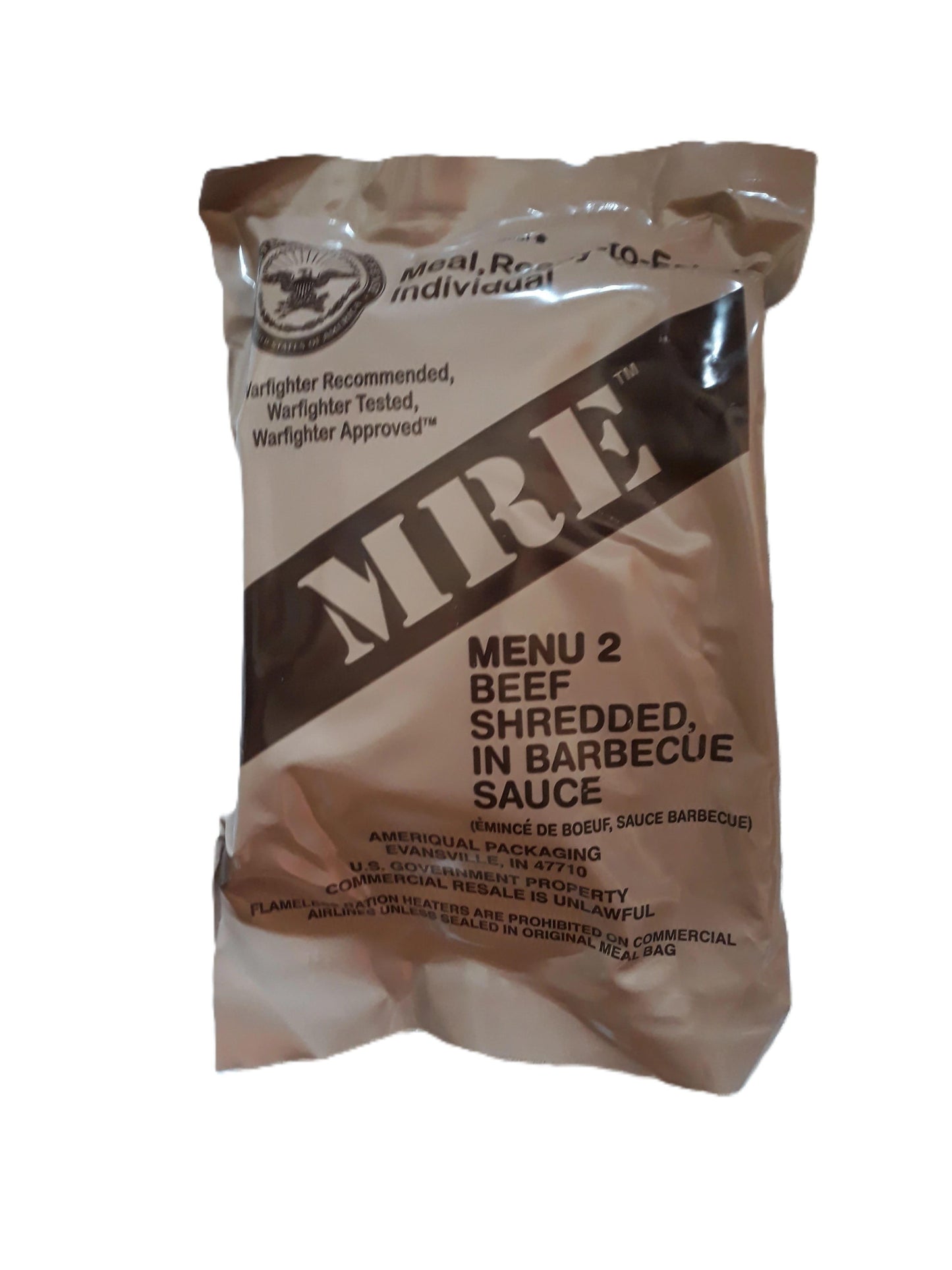 MRE USA Comida Militar Estados Unidos - RACIONES DE COMBATE/MRE