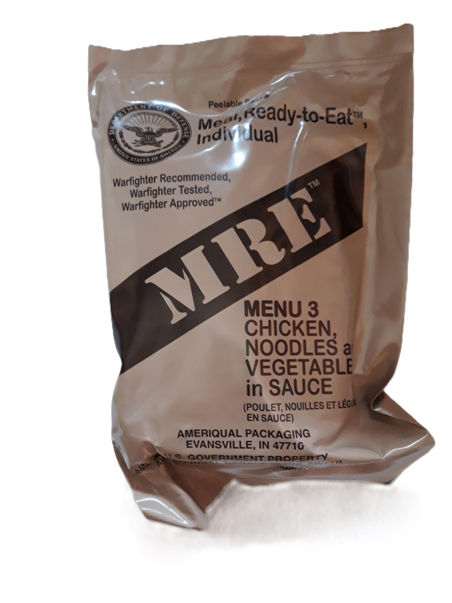 MRE USA Comida Militar Estados Unidos - RACIONES DE COMBATE/MRE