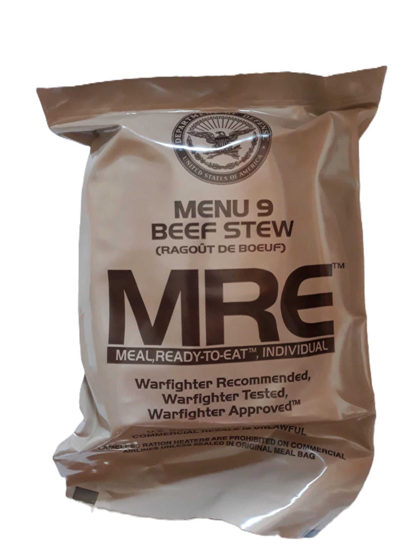 MRE USA Comida Militar Estados Unidos - RACIONES DE COMBATE/MRE