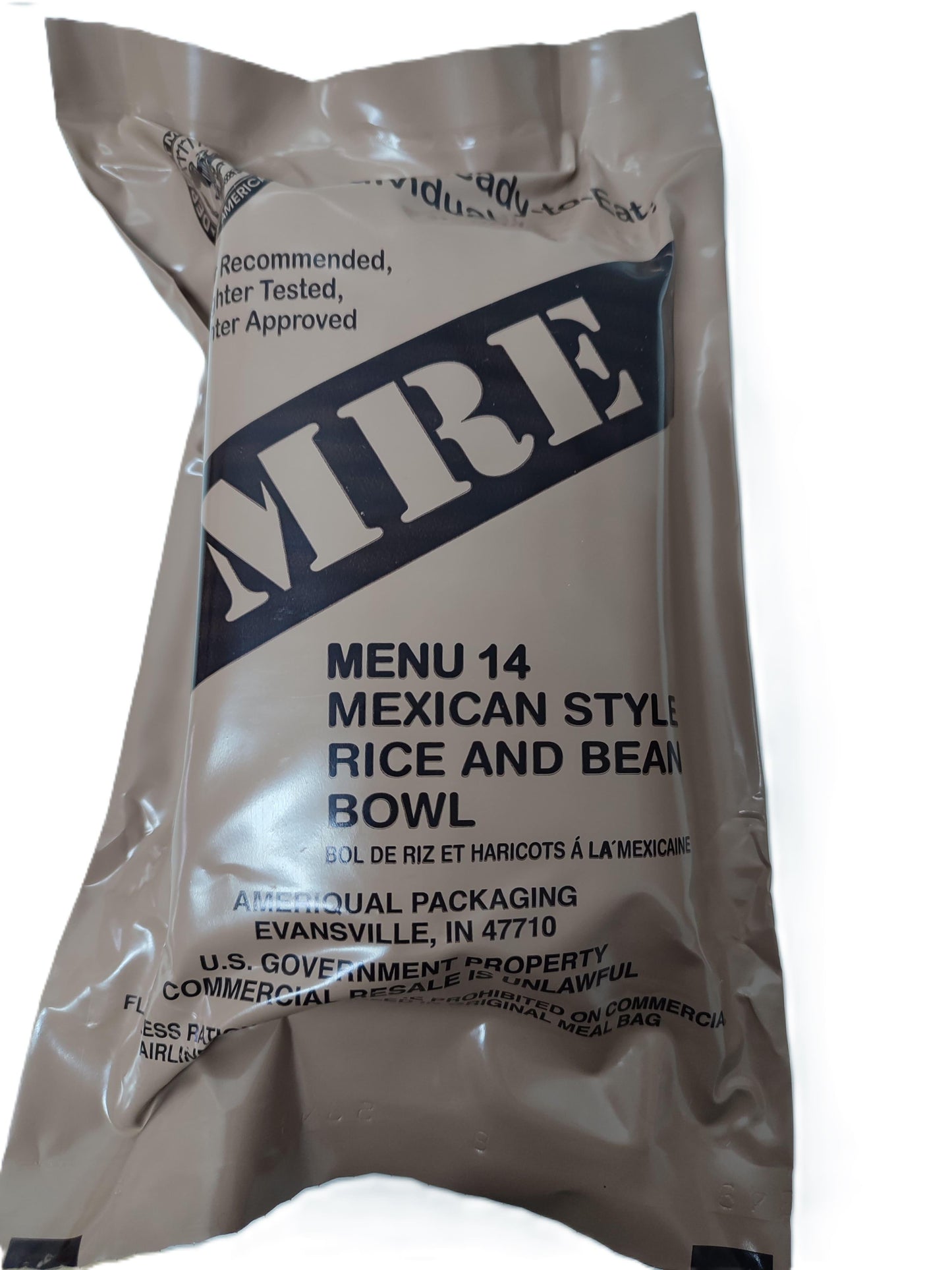 MRE USA Comida Militar Estados Unidos - RACIONES DE COMBATE/MRE