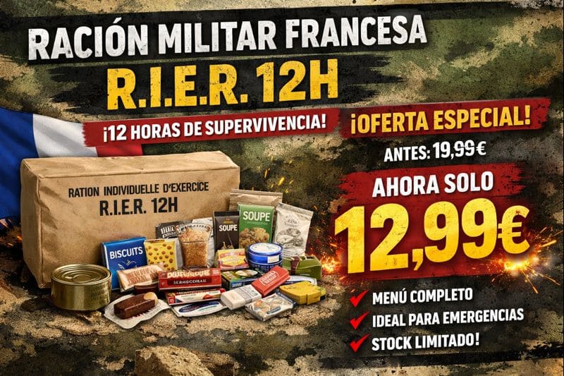 Ración Militar Francesa R.I.E.R 12h