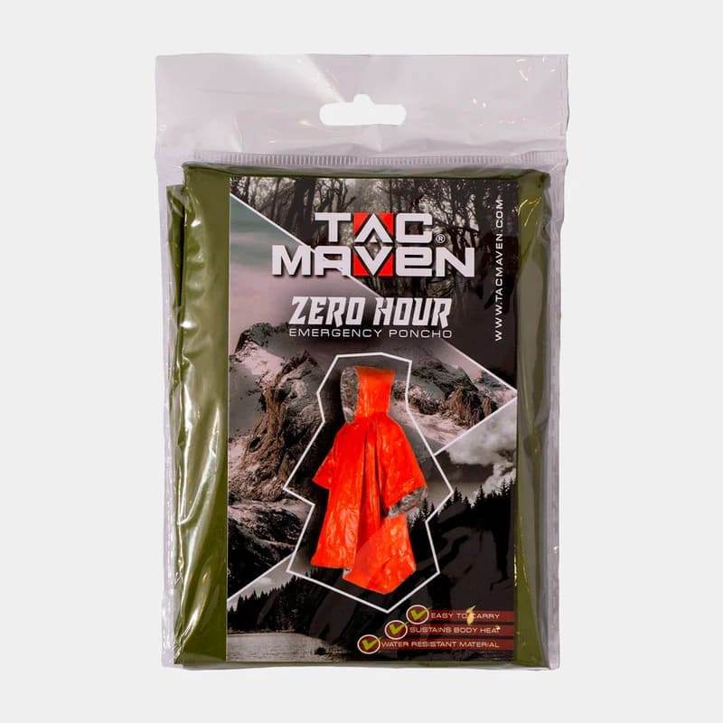 Poncho de Emergencia Verde Oliva – Pentagon - RACIONES DE COMBATE MRE