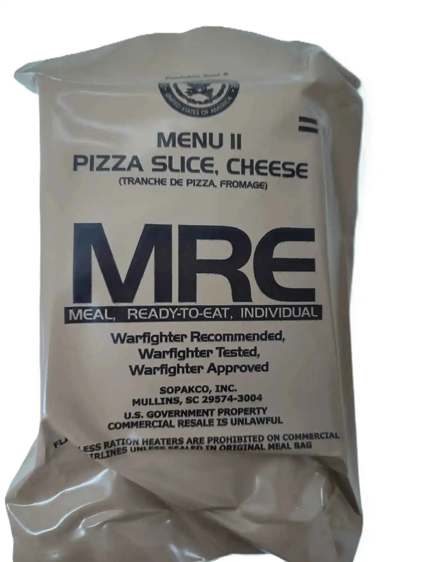 Ración militar MRE Menu 11