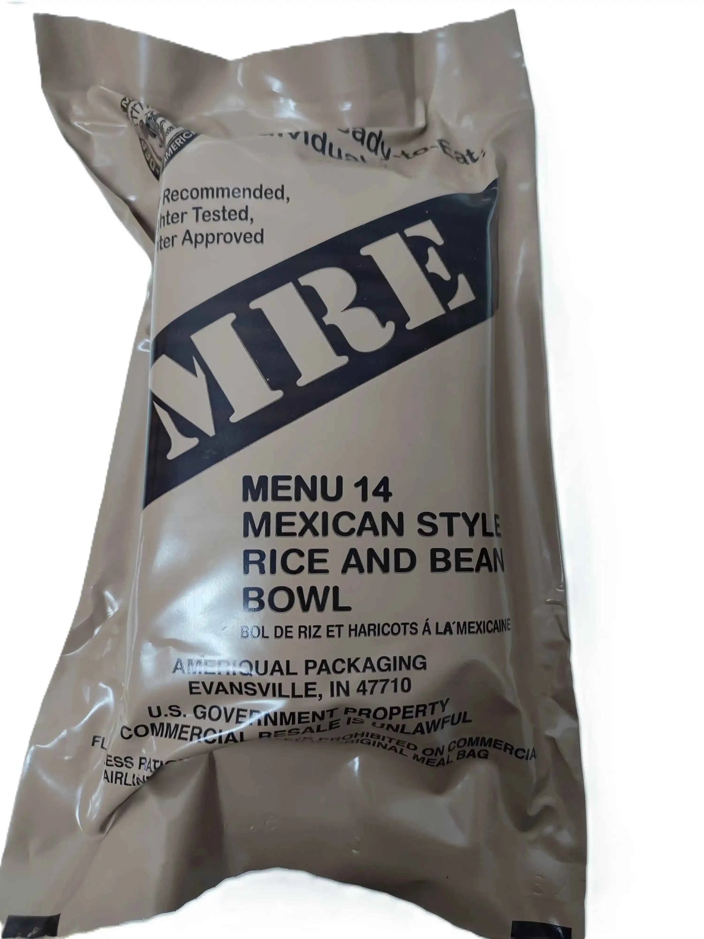 Ración militar MRE Menu 14