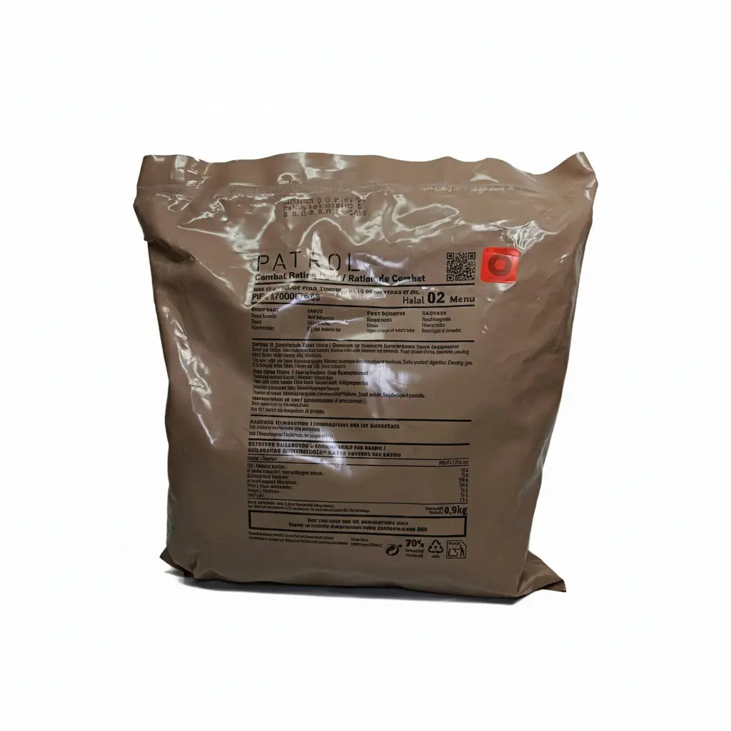 Raciones militar PATROL menú 2 militar supervivencia