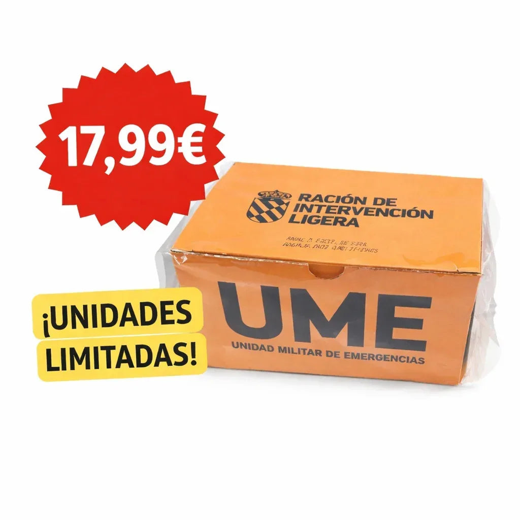 Ración de Intervención Ligera UME - RACIONES DE COMBATE MRE