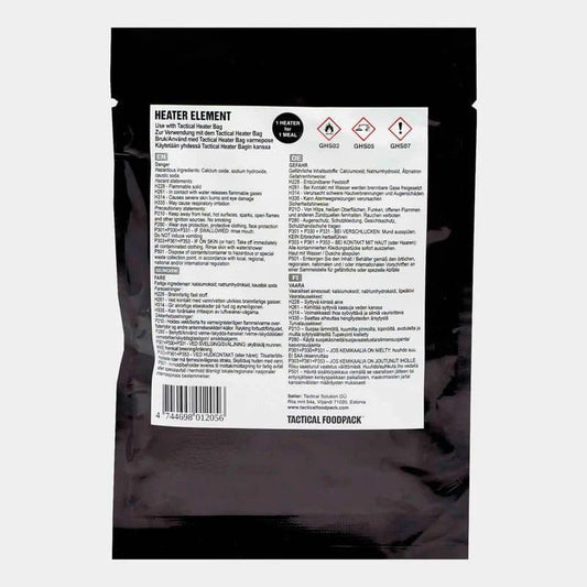 Activador bolsa calentadora Tactical Foodpack camping outdoor