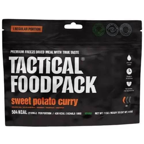 Boniato curry vegano Tactical Foodpack comida liofilizada camping