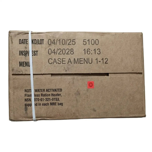 Caja tipo A ración de combate MRE USA
