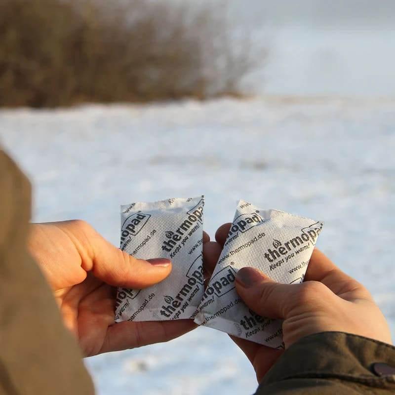 Calentador térmico manos Thermopad 12h camping supervivencia
