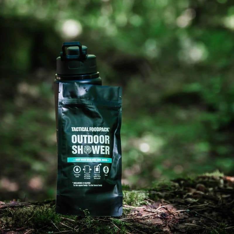 Toallitas ducha seco Tactical Foodpack higiene supervivencia