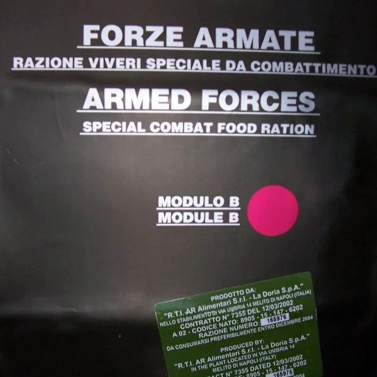 Ración militar italiana MRE Forze Armate combate ejército Italia
