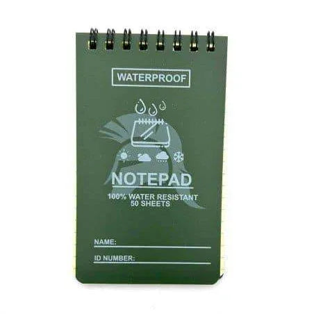 libreta-waterproof-8x12cm-immortal-verde,1,Libreta impermeable waterproof 8x12cm verde militar supervivencia