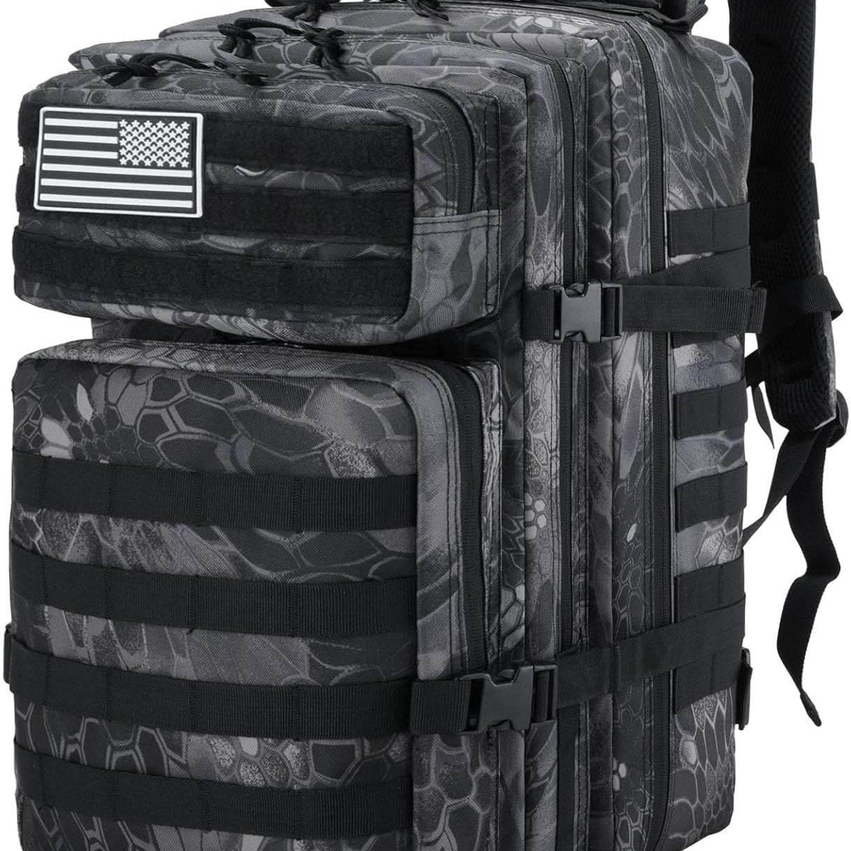 Mochila táctica crossfit gris camuflaje gimnasio outdoor deportiva