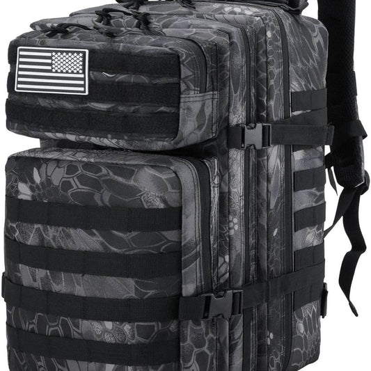 Mochila táctica crossfit gris camuflaje gimnasio outdoor deportiva