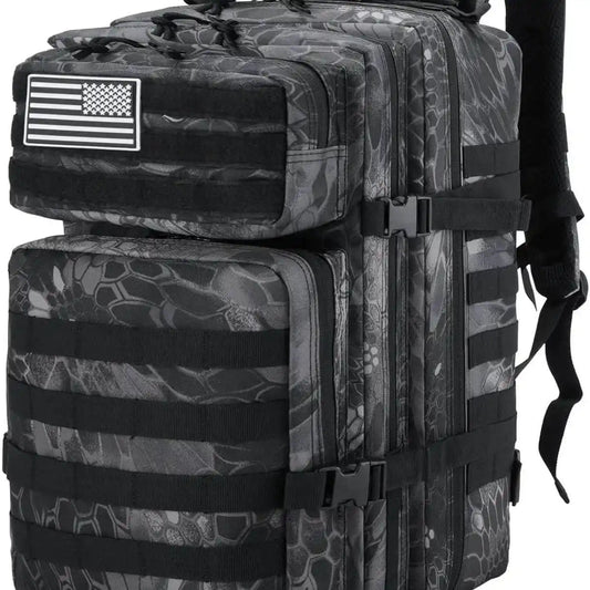 Mochila táctica crossfit gris camuflaje gimnasio outdoor deportiva