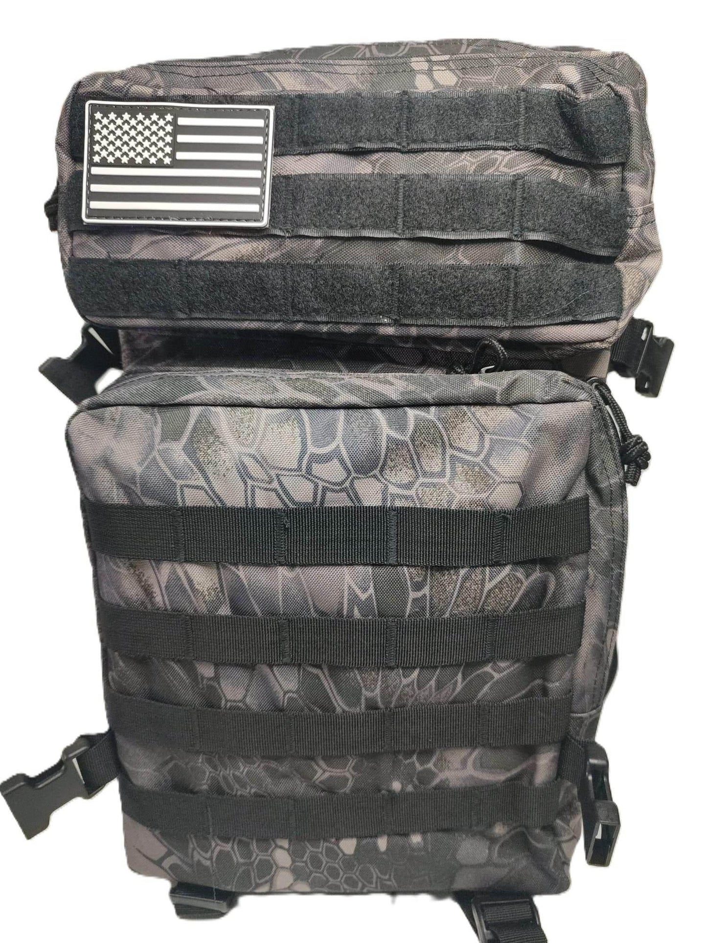 Mochila crossfit táctica gris compartimentos gym entrenamiento