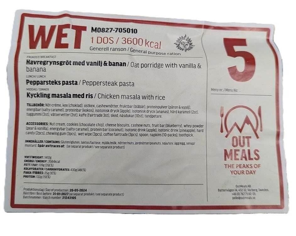 MRE Suecia 24h fuerzas armadas suecas combate supervivencia