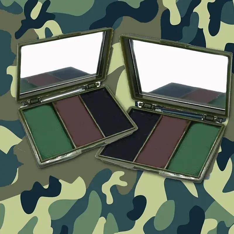 Pintura facial táctica camuflaje outdoor supervivencia
