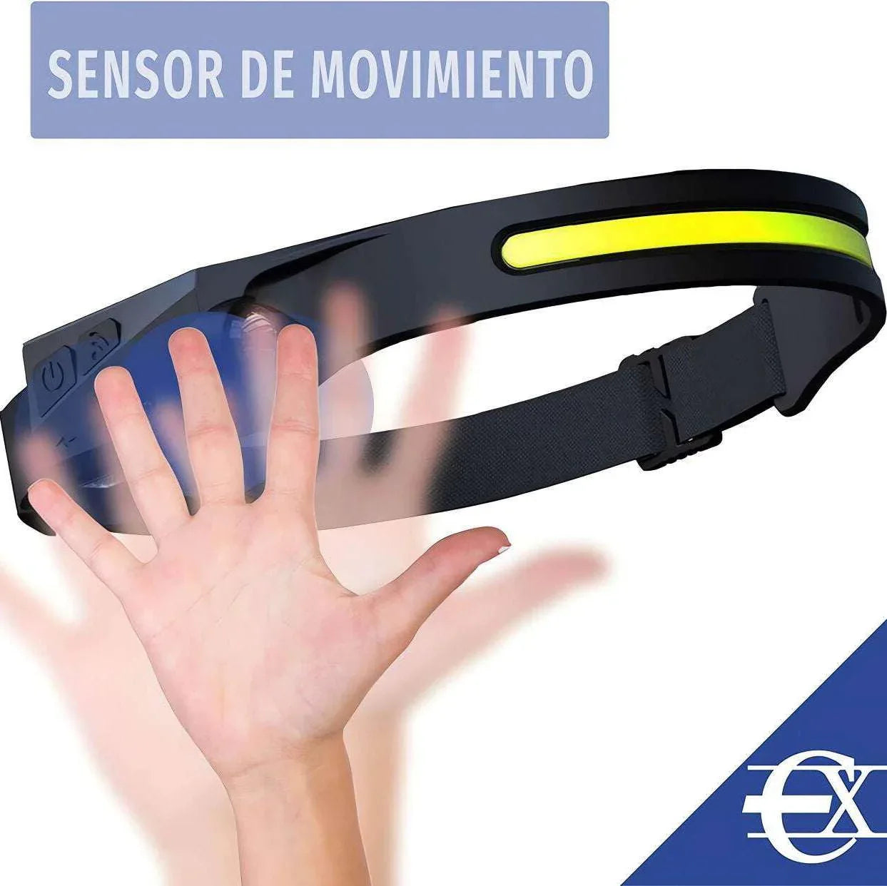 LINTERNA CABEZA SENSOR CON LUZ EMERGENCIA - RACIONES DE COMBATE MRE