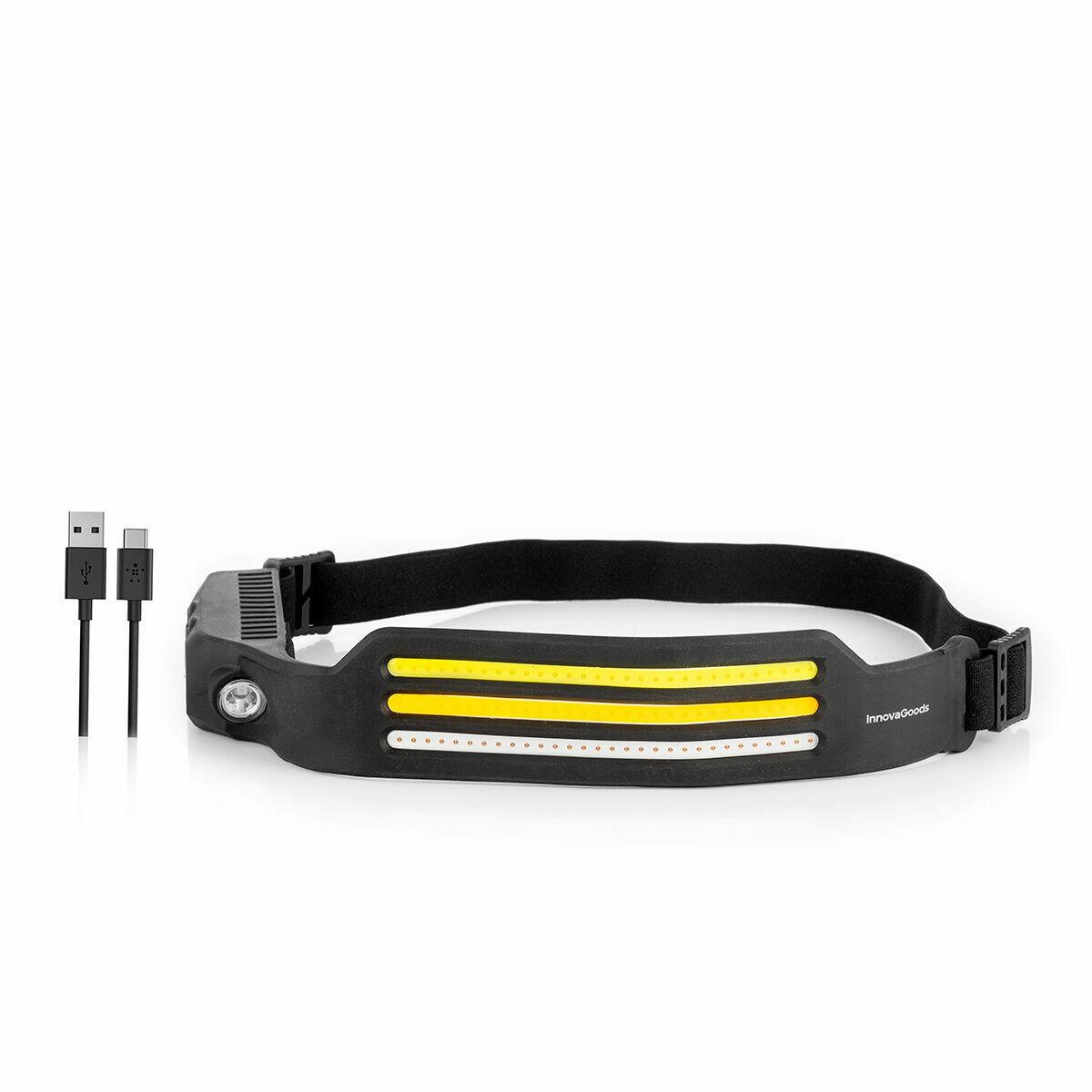 Linterna Frontal LED Recargable y Ajustable Recobright - RACIONES DE COMBATE/MRE