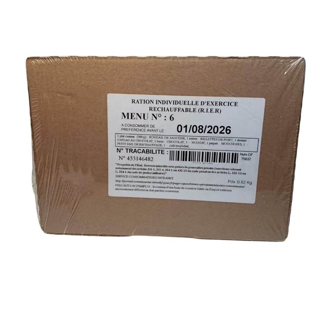 MRE Francia RIER menú 6 ración combate 12h francesa