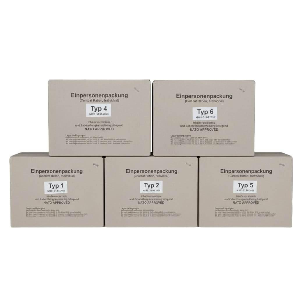 Ración militar alemana EPA ejército Alemania MRE combate