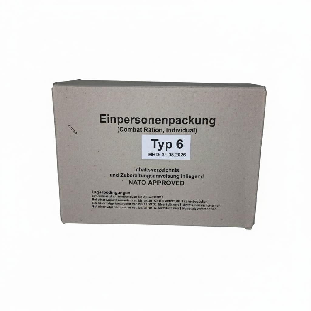 MRE Alemania EPA ración militar alemana fuerzas armadas