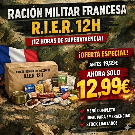 Ración Militar Francesa R.I.E.R 12h - RACIONES DE COMBATE MRE