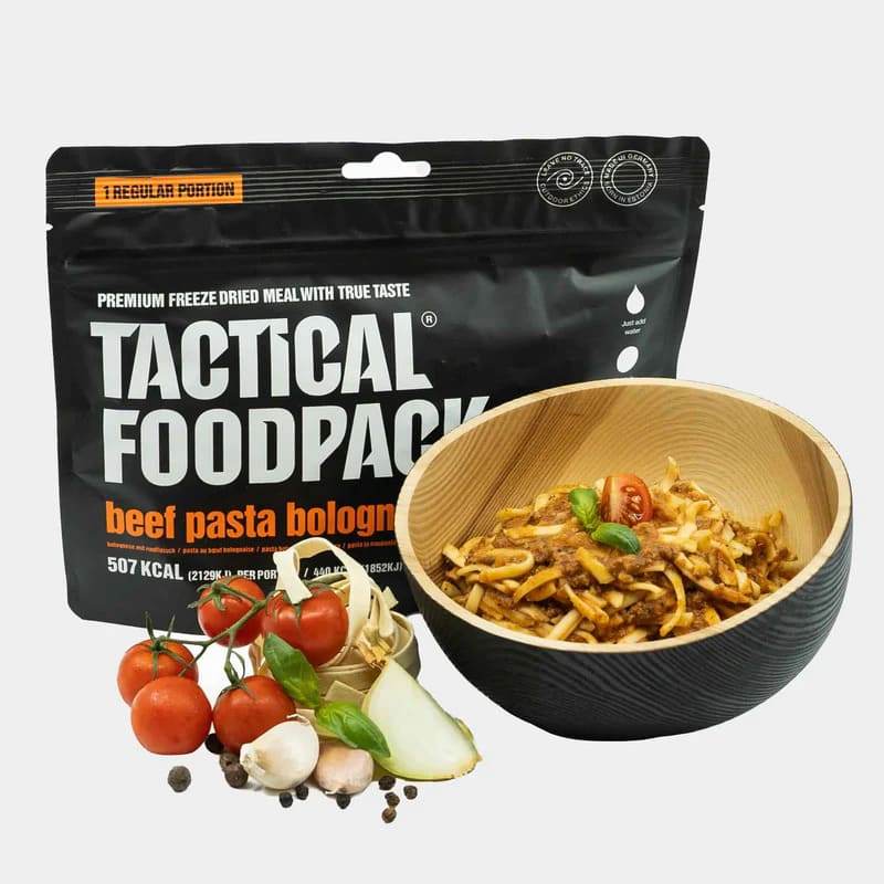 Pasta a la Boloñesa – Tactical Foodpack - RACIONES DE COMBATE MRE